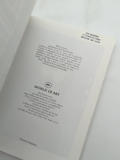 Aboriginal Art by Wally Caruana (Paperback, 1993) Art History by Wally Caruana