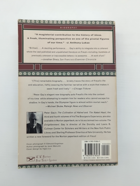 Freud Life For Our Time by Peter Gay (Paperback, 1998) 1st Edition Biography by Peter Gay