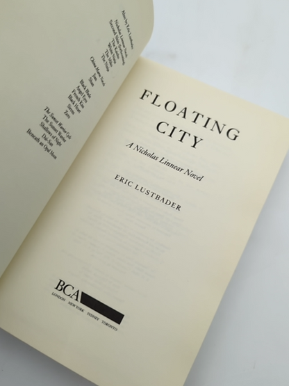 Floating City by Eric Lustbader (Hardcover, 1994) 1st Edition by Eric Lustbader