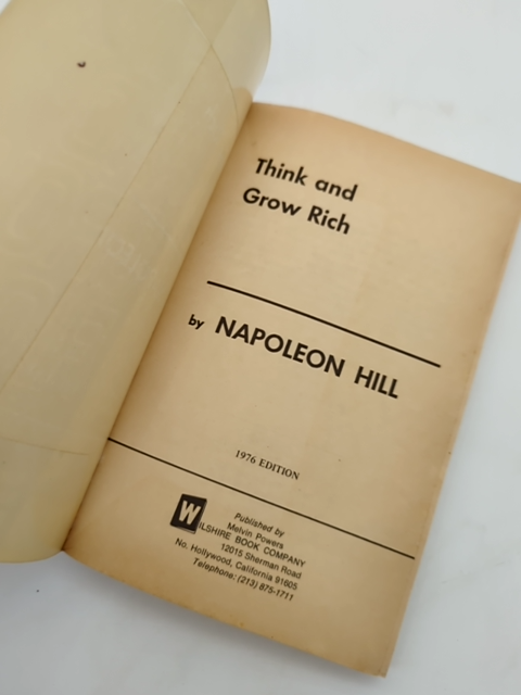 Think And Grow Rich by Napoleon Hill (Paperback, 1976) Self-Help by Napoleon Hill