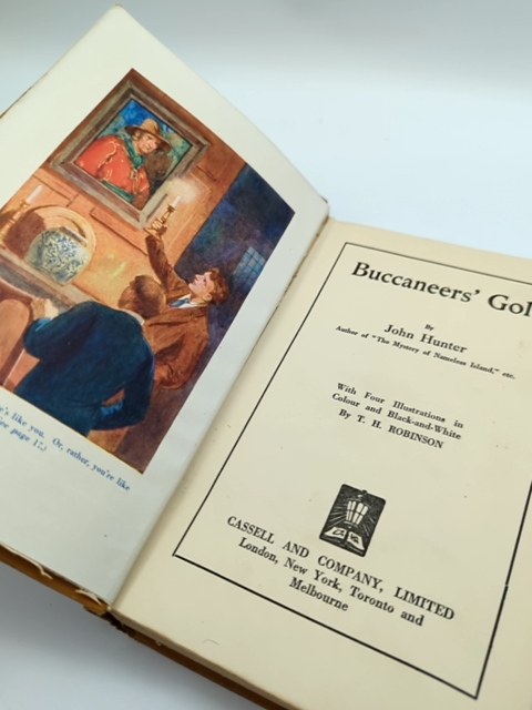 Buccaneer's Gold by John Hunter (Hardcover, 1926) 1st Edition Vintage Book by John Hunter