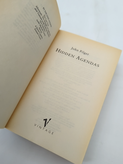 Hidden Agendas by John Pilger (Paperback, 1998) 1st Edition Current Affairs by John Pilger