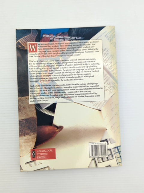 Language And Culture In Aboriginal Australia by Colin Yallop Michael Walsh by Colin Yallop