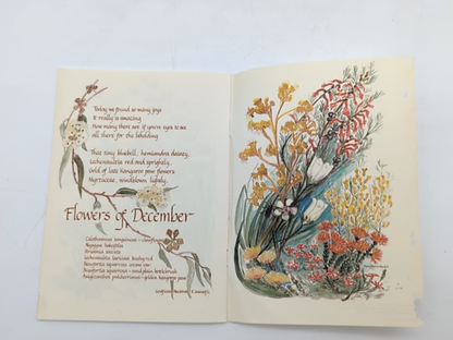 King's Park Our Precious Heritage, Mary Edwards, Painting & Verse 1985 SIGNED by Mary Edwards