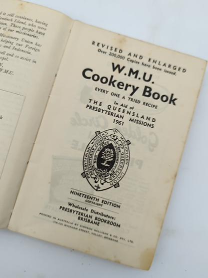 WMU Cookery Book by M F Wilson (Hardcover, 1961) Vintage Recipes by M F Wilson