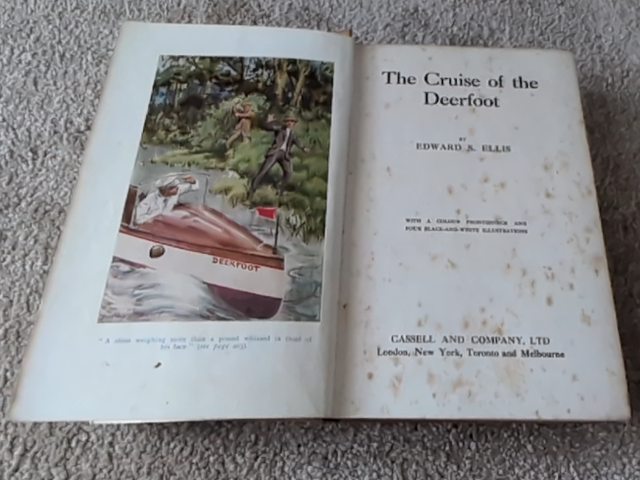 The Cruise of the Deerfoot by Edward S. Ellis (Hardcover, 1915) Americana by Edward S Ellis