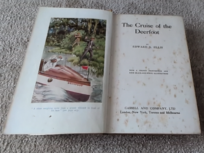 The Cruise of the Deerfoot by Edward S. Ellis (Hardcover, 1915) Americana by Edward S Ellis
