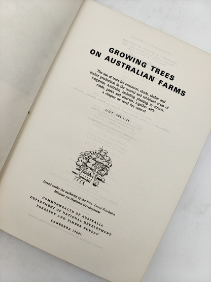 Growing Trees On Australian Farms by Alan Brown et al (Cloth, 1968) by Alan Brown Et Al