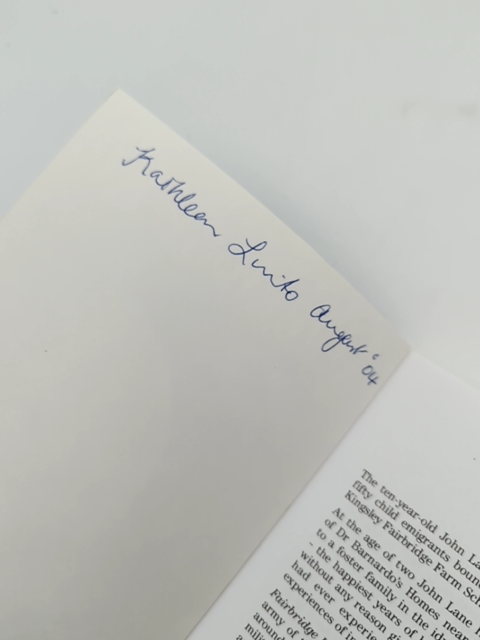 Fairbridge Kid by John Lane (Paperback, 2000) Signed by John Lane