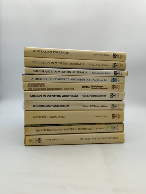 Western Australia 150th Anniversary, UWA, Local History 1979, 10 Hardcover Books by University Of Western Australia 10 Book Bundle