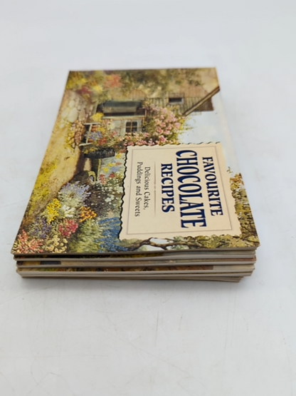 6 x Mini Baking Books by J Salmon: Suffolk, Lakeland, Scottish Teatime Recipes by J Salmon