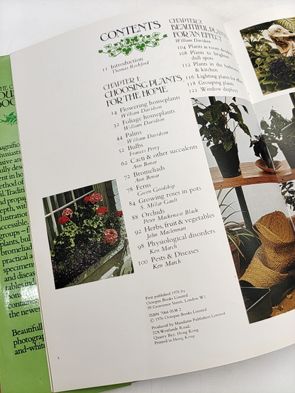 Vintage 1970s The Complete Book Of Houseplants & Indoor Gardening Hardback Book by The House Of Rochford