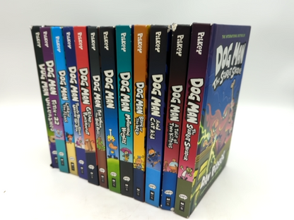 Dav Pilkey Hardcover Bundle Dogman Cat Kid Bundle: 12x Dog Man 3x Cat Kid Gra… by Dav Pilkey