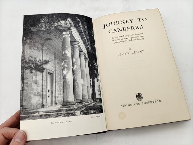 Journey to Canberra by Frank Clune (Hardcover, 1960) 1st Edition by Frank Clune