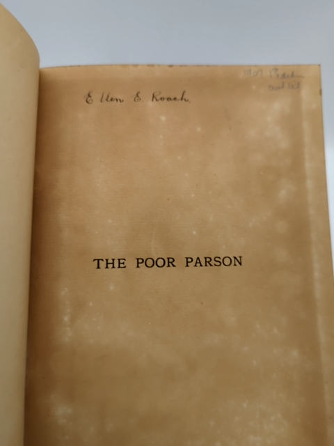 The Poor Parson by Steele Rudd (Hardcover, 1907) 1st Edition, Australian Humor by Steele Rudd