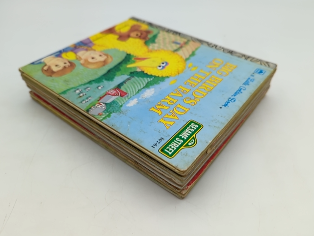 Golden Books Hardcover Bundle x8: Puppy Love, Big Bird's Red Book, The Four S… by Golden Books