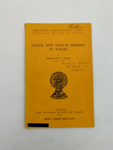 Clock And Watch Makers In Wales by Iorwerth C Peate (Paperback, 1945) by Iorwerth C Peate
