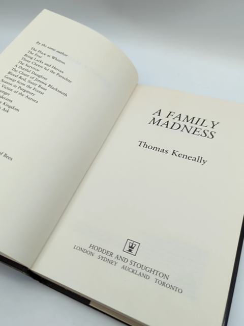 Family Madness by Thomas Keneally (Hardcover, 1985) 1st Edition Australian Lit.. by Thomas Keneally