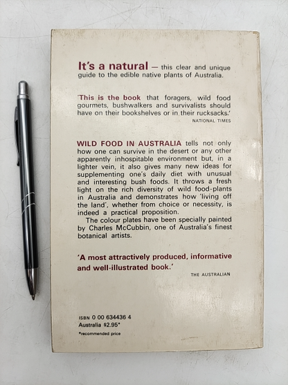 Wild Food In Australia by A. B. Cribb (1982) Bush Tucker Foraging Fungi Seeds by A. B. Cribb
