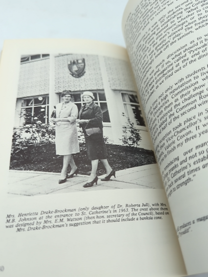 St. Catherine's College, From Dream To Reality, 1928-1978 by Noel Stewart Signed by Noel Stewart