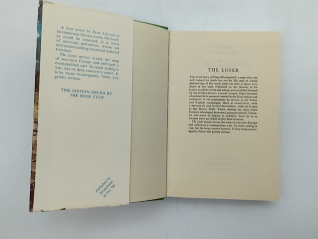 The Loser by Peter Ustinov (Hardcover, 1962) Literature & Fiction by Peter Ustinov