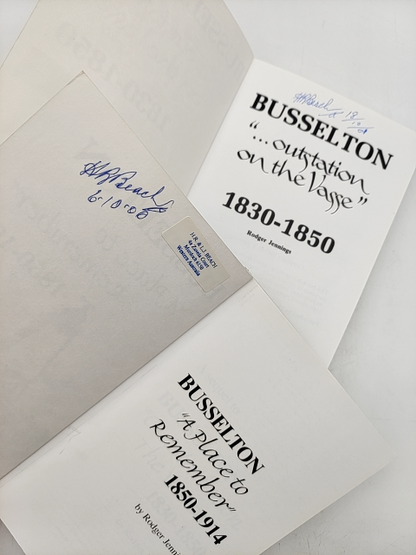 Busselton History Books: Outage on the Vasse 1830-1850 A Place to Remember 1914 by Rodger Jennings