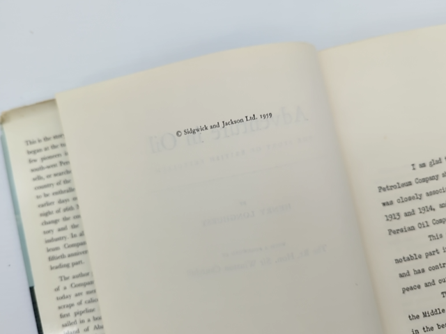 Adventure In Oil by Henry Longhurst (Hardcover, 1959) by Henry Longhurst