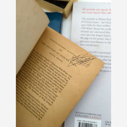 5x Books: Homer; Dante; Victor Hugo; Oscar Wilde; George Orwell Animal Farm — photo 4