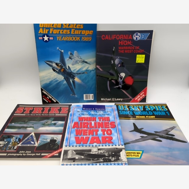 5x US airforce books and magazines, Warbirds of the West Coast +more... by Various Authors book cover