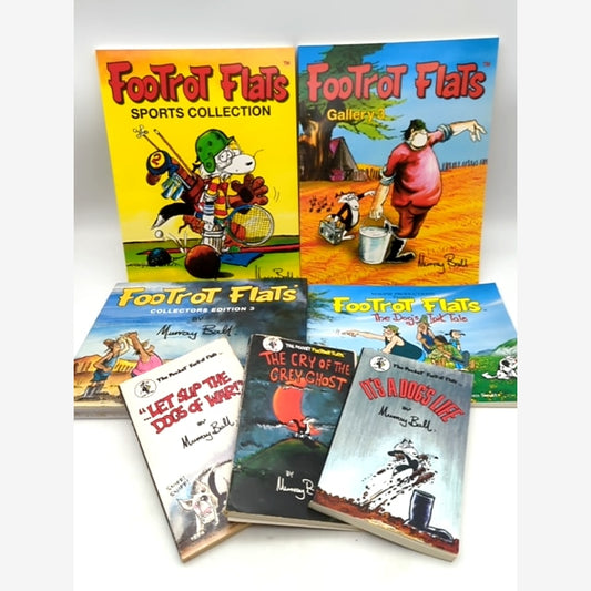 7x Footrot Flats Murray Ball Lot: Sports Collection; Dog's Tale; Cry Grey Ghost… by Murray Ball book cover