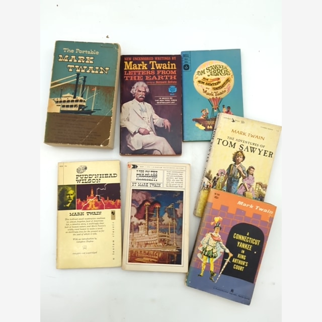 7x Mark Twain Classic American Literature: Adventures of Tom Sawyer Pudd'nhead… — photo 5