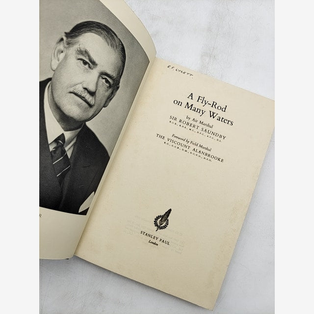 A Fly-Rod on Many Waters by Sir Robert Saundby (Cloth, 1961) 1st Edition by Sir Robert Saundby — photo 5