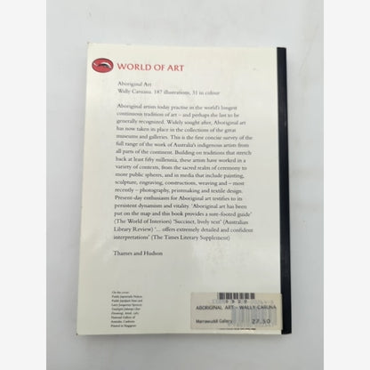 Aboriginal Art by Wally Caruana (Paperback, 1993) Art History by Wally Caruana — photo 3