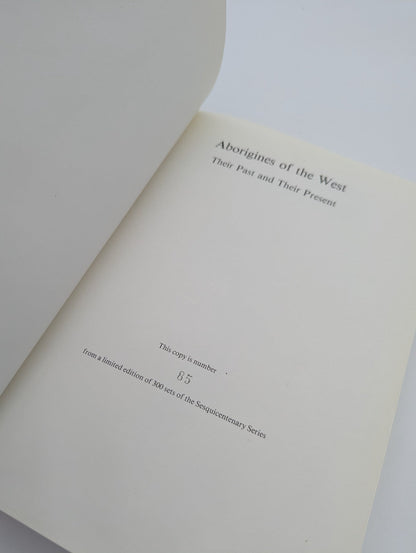 Aborigines Of The West: Their Past And Their Present (sesquicentenary Celebratio by Catherine H. Berndt — photo 2