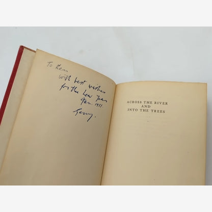Across The River And Into The Trees by Ernest Hemingway (Cloth, 1950) — photo 4