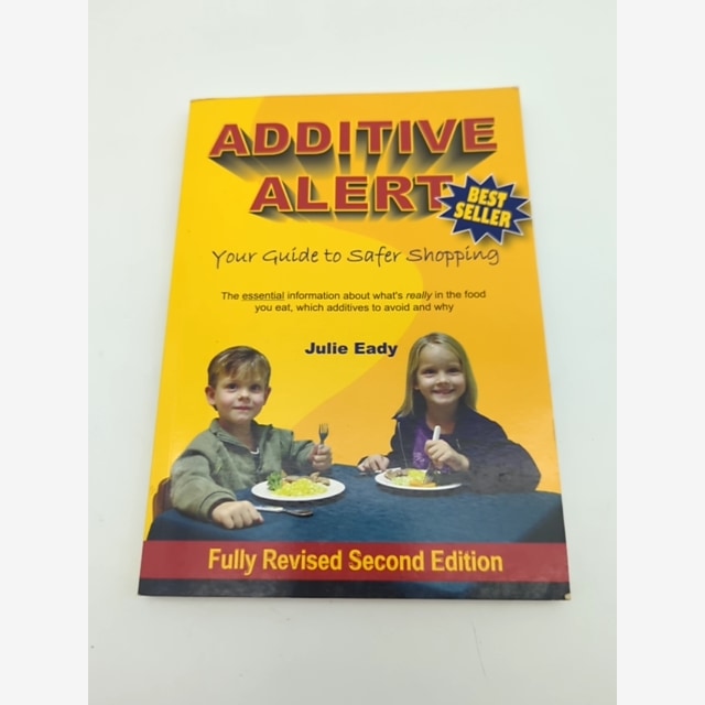 Additive Alert: Your Guide to Safer Shopping by Julie Eady (Paperback, 2006) by Julie Eady book cover