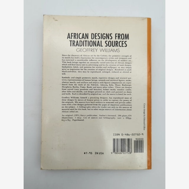 African Designs From Traditional Sources by Geoffrey Williams, Illustrated Book by Geoffrey Williams — photo 6