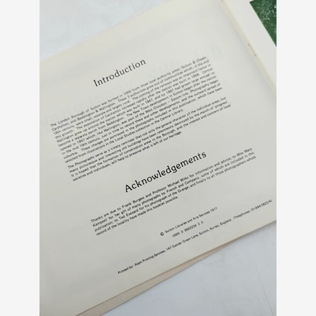 All Our Yesterdays: Pictorial Record Of The London Borough Of Sutton Over The La by June Broughton — photo 2