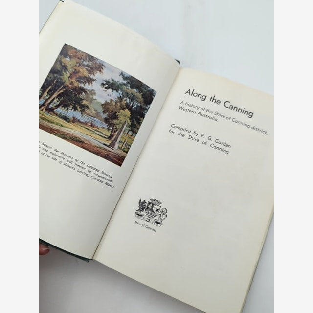 Along The Canning by F G Carden (Hardcover, 1991) WA Local History by F G Carden — photo 2