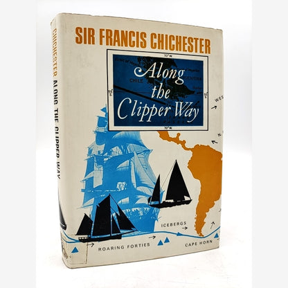 Along The Clipper Way by Sir Francis Chichester (Hardcover, 1967) Maritime by Sir Francis Chichester book cover