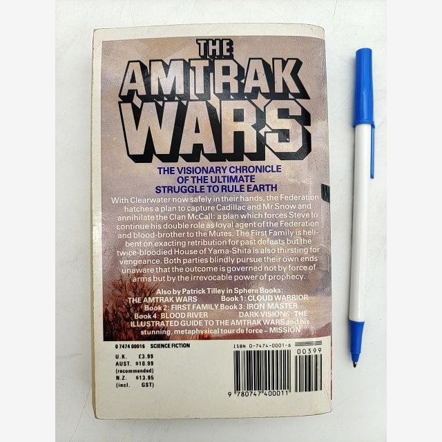 Amtrak Wars 5: Death-bringer by Patrick Tilley (Paperback, 1990) Science Fiction by Patrick Tilley — photo 6