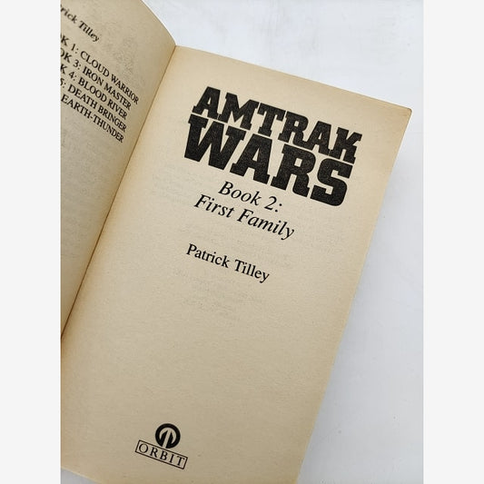 Amtrak Wars: First Family by Patrick Tilley (Paperback, 1998) Science Fiction by Patrick Tilley — photo 2