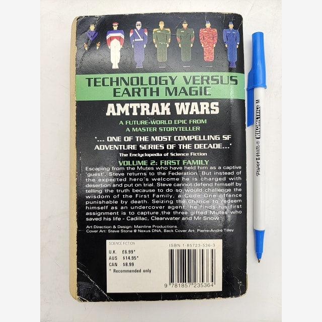 Amtrak Wars: First Family by Patrick Tilley (Paperback, 1998) Science Fiction by Patrick Tilley — photo 6