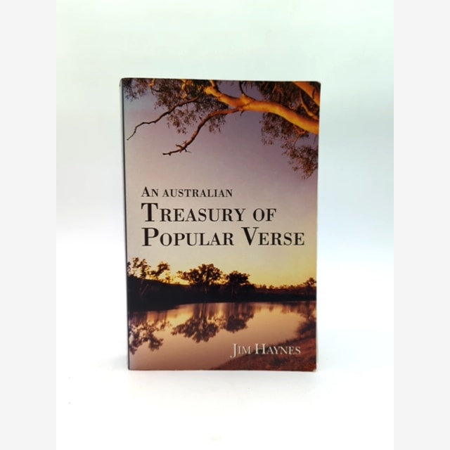 An Australian Treasury Of Popular Verse by Haynes Jim, Anthology by Haynes Jim book cover