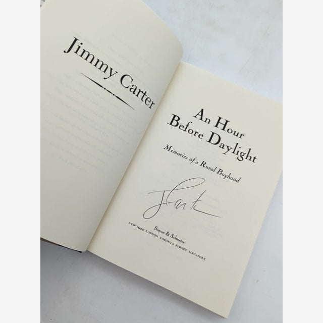 An Hour Before Daylight: Memories Of Rural Boyhood, Jimmy Carter SIGNED POTUS by Jimmy Carter — photo 4