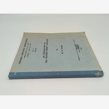 An Introduction To The Western Desert Language by Wilfrid Henry Douglas — photo 2