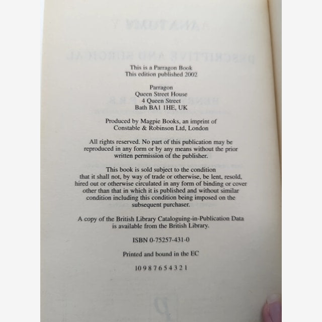 Anatomy Descriptive And Surgical by Henry Gray (Paperback, 2002) Anatomy by Henry Gray — photo 3