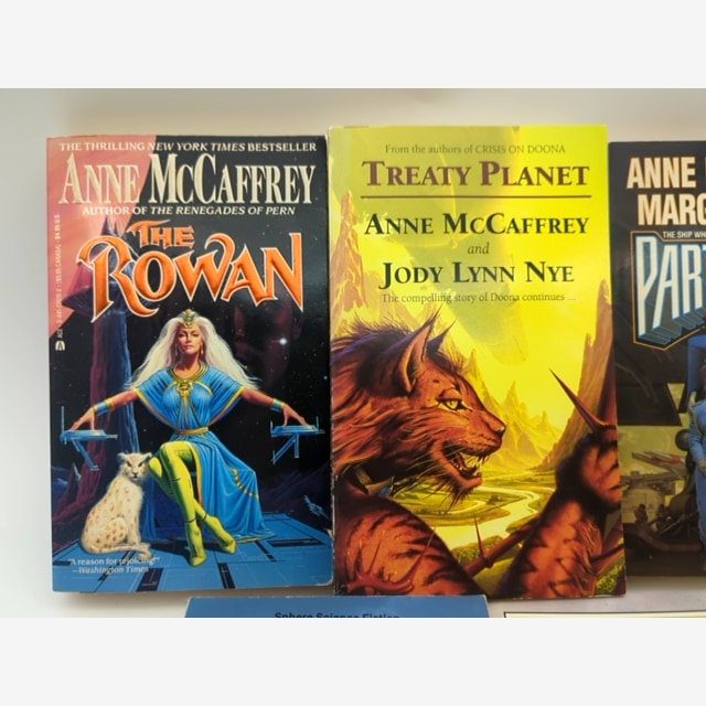 Anne McCaffrey Paperback Bundle 5x Vintage paperback books The Rowan, ACE BAEN by Anne McCaffrey — photo 3