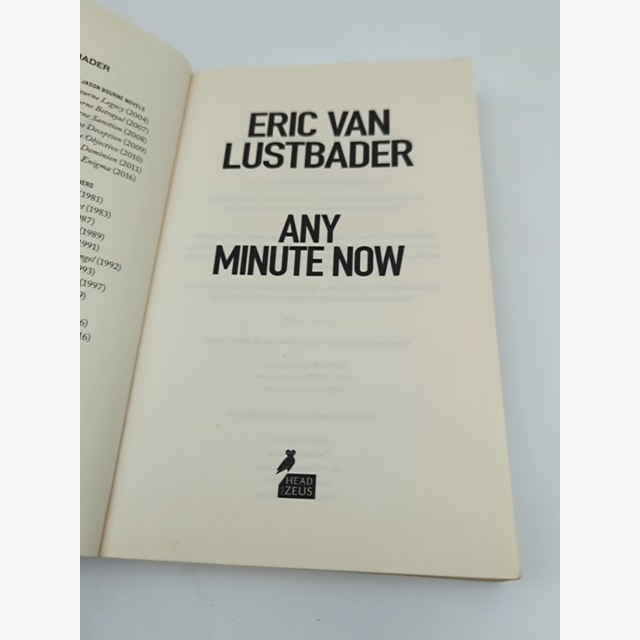 Any Minute Now by Eric Van Lustbader (Paperback) Thriller, Suspense by Eric Van Lustbader — photo 2