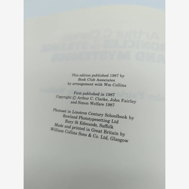 Arthur C. Clarke's chronicles of the Strange and Mysterious by John Fairley by John Fairley — photo 3